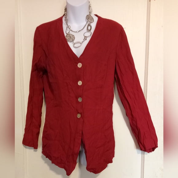 jonathan martin Jackets & Blazers - Jonathan Martin Red Blazer